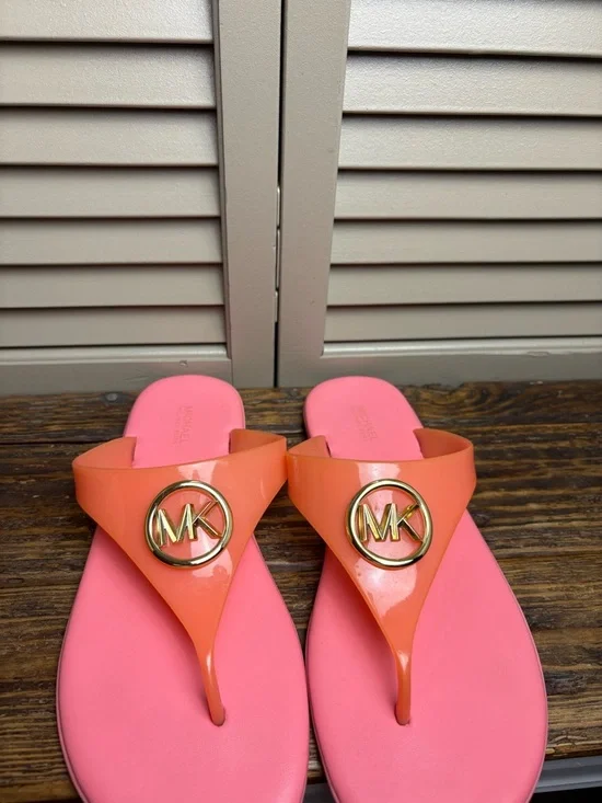 Michael Kors Carmen PVC Jelly Sandals Size 10 - Picture 4 of 7